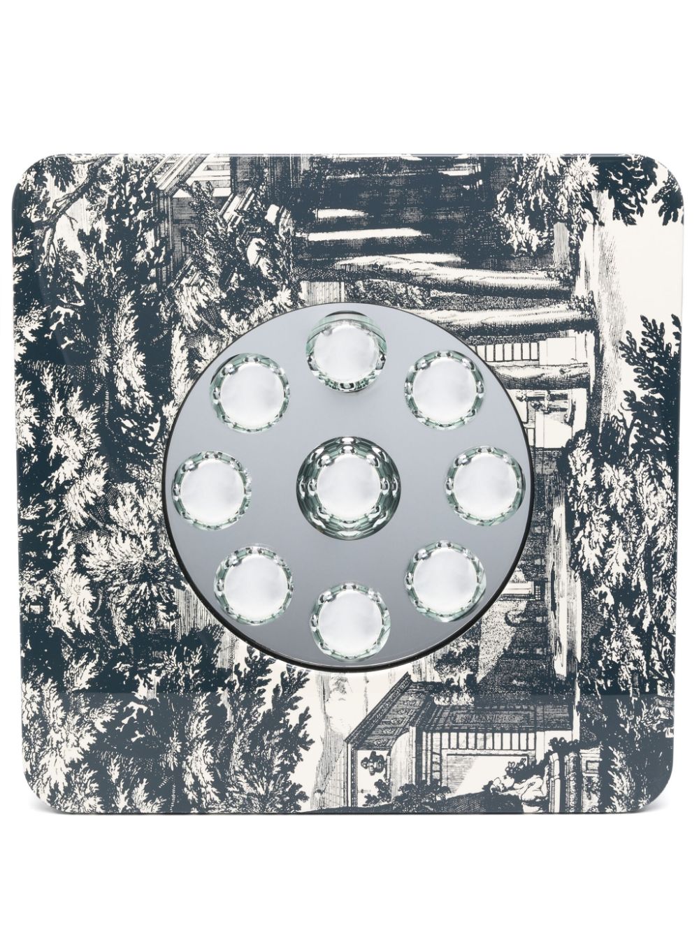 Fornasetti Giardino Settecentesco Frame (50cm X 50cm) In Neutrals