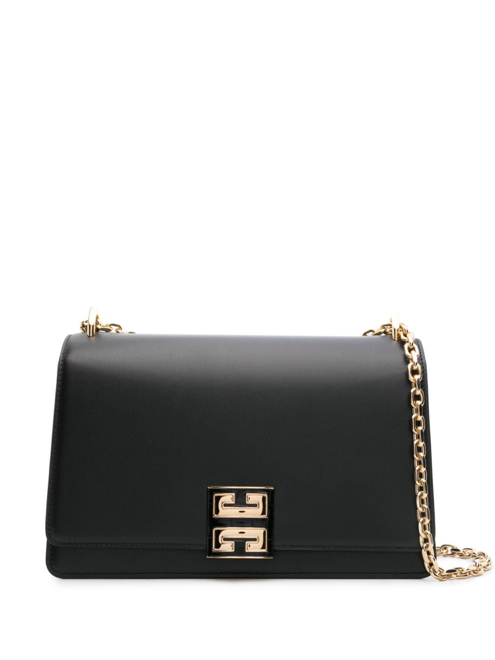 Shop Givenchy Medium 4g Leather Shoulder Bag In Schwarz