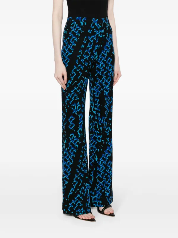 DVF Diane Von Furstenberg Brooklyn パンツ | ブルー | FARFETCH JP