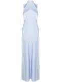 MISHA Evianna satin gown - Blue