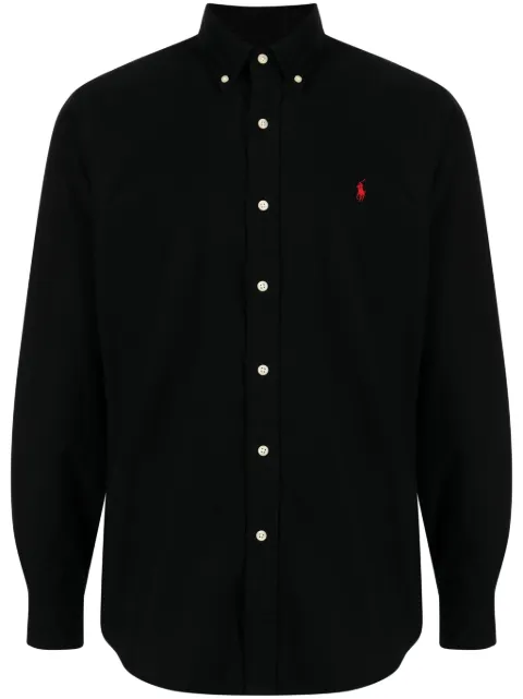 Polo Ralph Lauren logo-embroidered flannel shirt