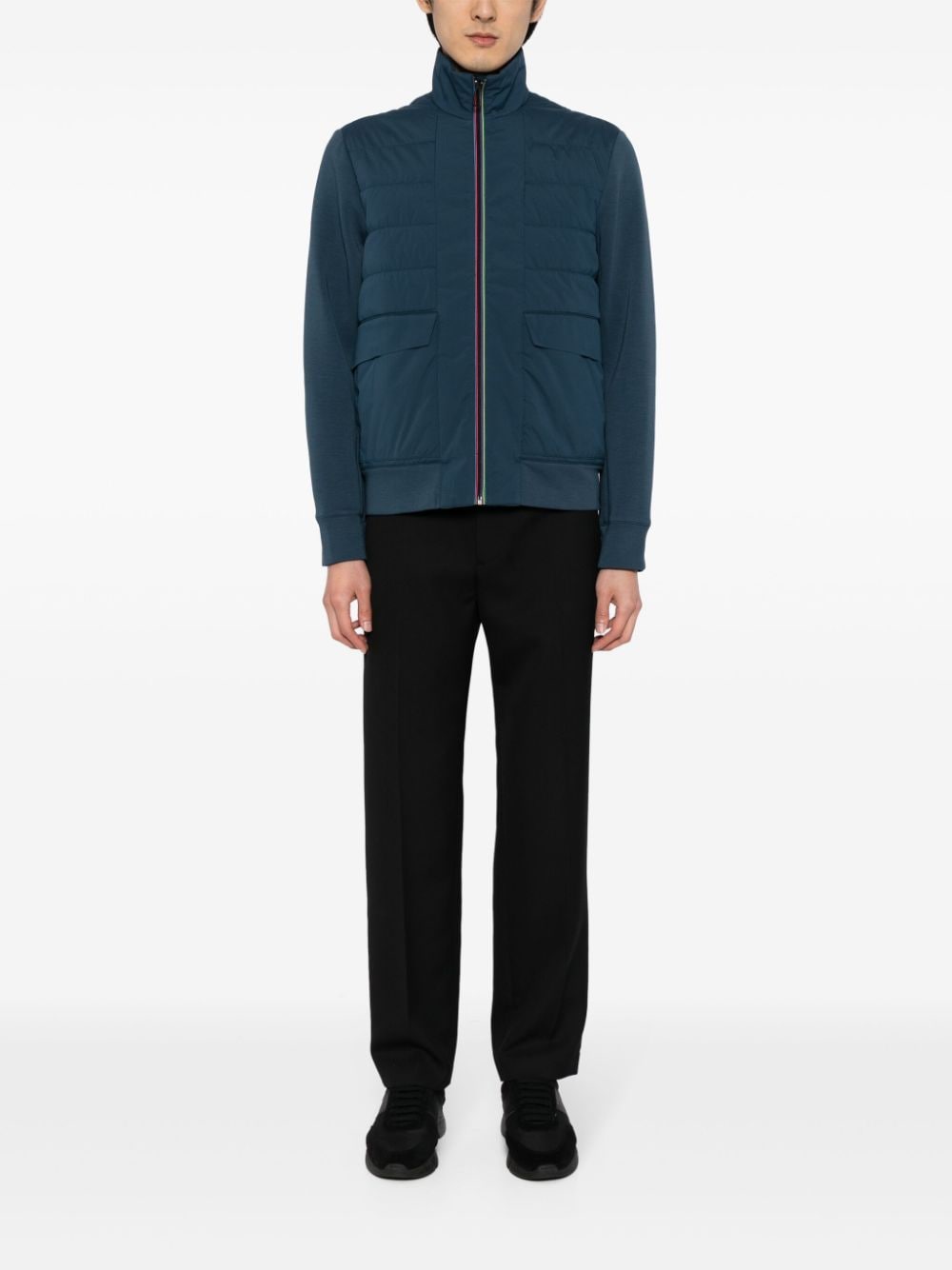 PS Paul Smith quilted zip jacket - Blauw