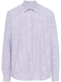 Sunspel vertical stripe poplin shirt - White