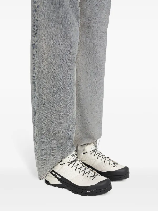 MM6 Maison Margiela X Salomon X-ALP Panelled lace-up Sneakers | White |  FARFETCH