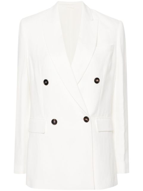 Brunello Cucinelli peak-lapels double-breasted blazer Women