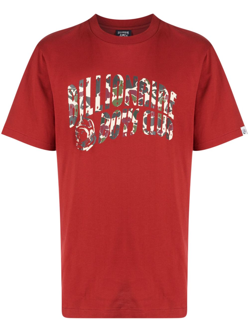 Shop Billionaire Boys Club Logo-print Camouflage T-shirt In 红色