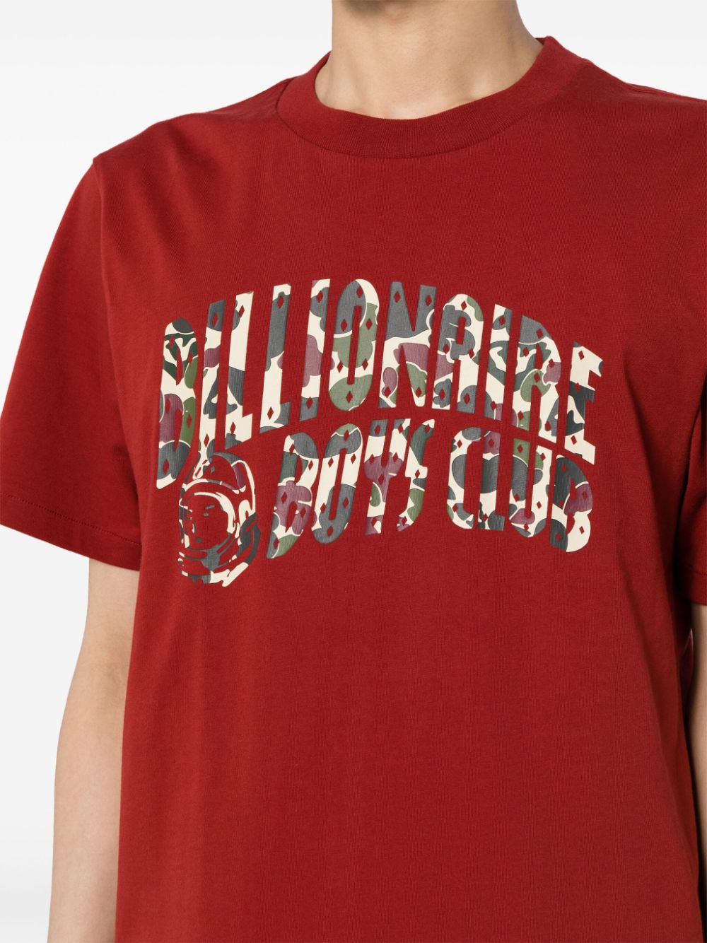 Billionaire Boys Club T-shirt met camouflageprint Rood