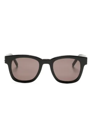 Gucci Eyewear スクエアフレーム サングラス | パープル | FARFETCH JP