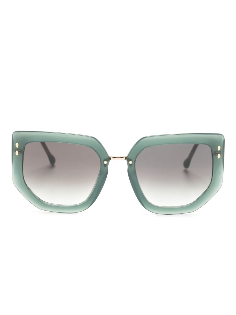 ISABEL MARANT cat-eye frame sunglasses - Verde