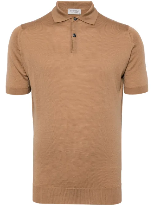 John Smedley polo en laine - Marron - John Smedley - Modalova