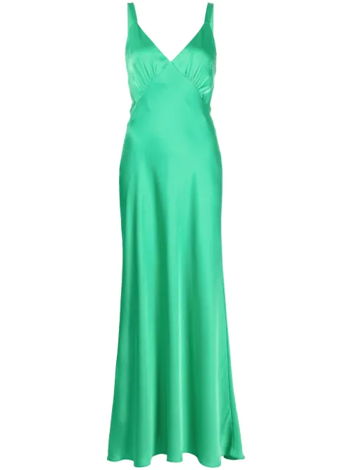 MISHA robe longue Agustina - Vert - MISHA - Modalova