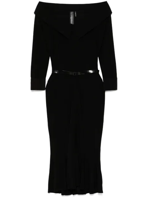 Norma Kamali belted dress