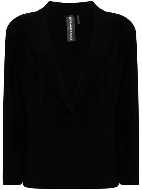 Norma Kamali Easy-fit single-breasted jacket