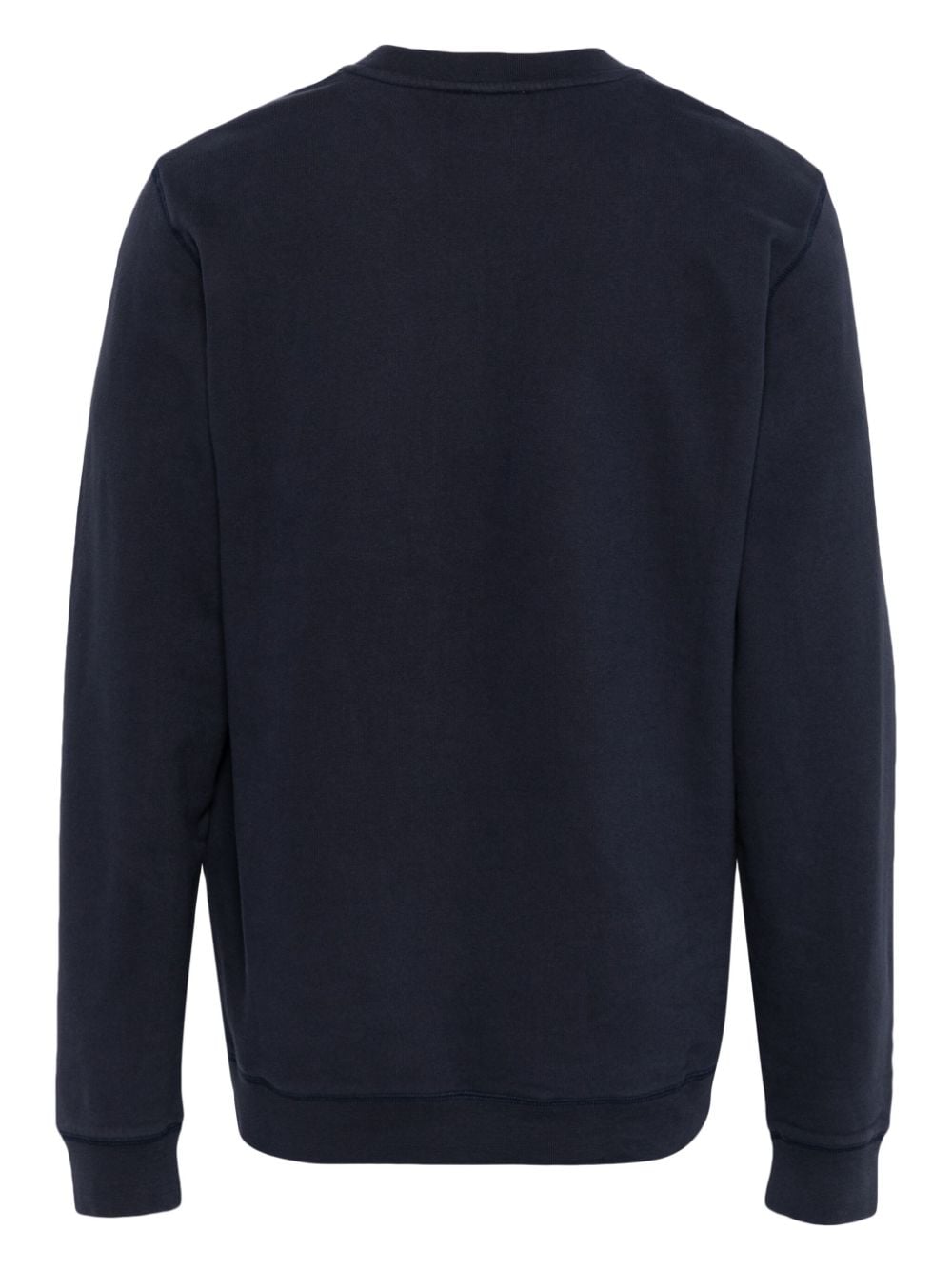 Shop Sunspel Fine-knit Cotton Sweater In Blue
