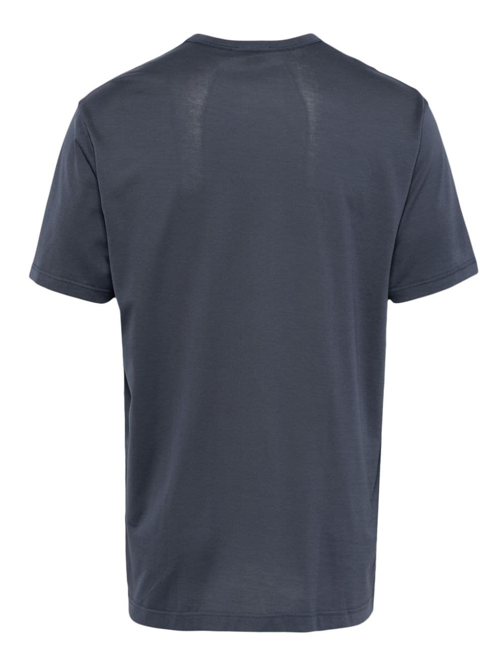 Sunspel T-shirt met ronde hals Blauw