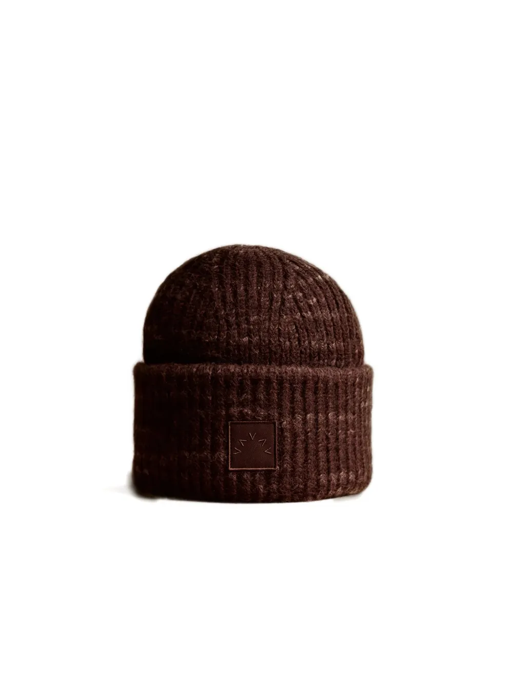 Varley ribbed logo beanie hat - Bruin