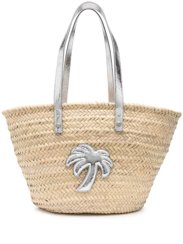 palm angelsロゴポーチ PALM BEACH BRIDGE BAG in brown - Palm Angels® Official