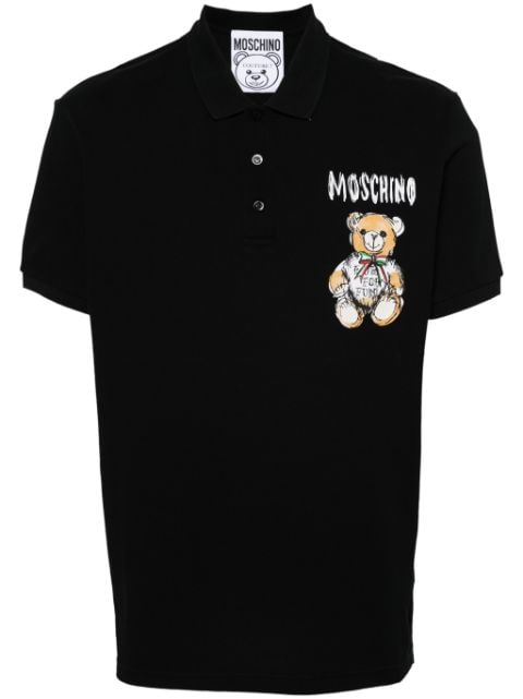 Moschino Teddy Bear cotton polo shirt