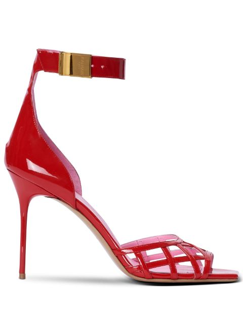 Balmain Uma patent-leather sandals