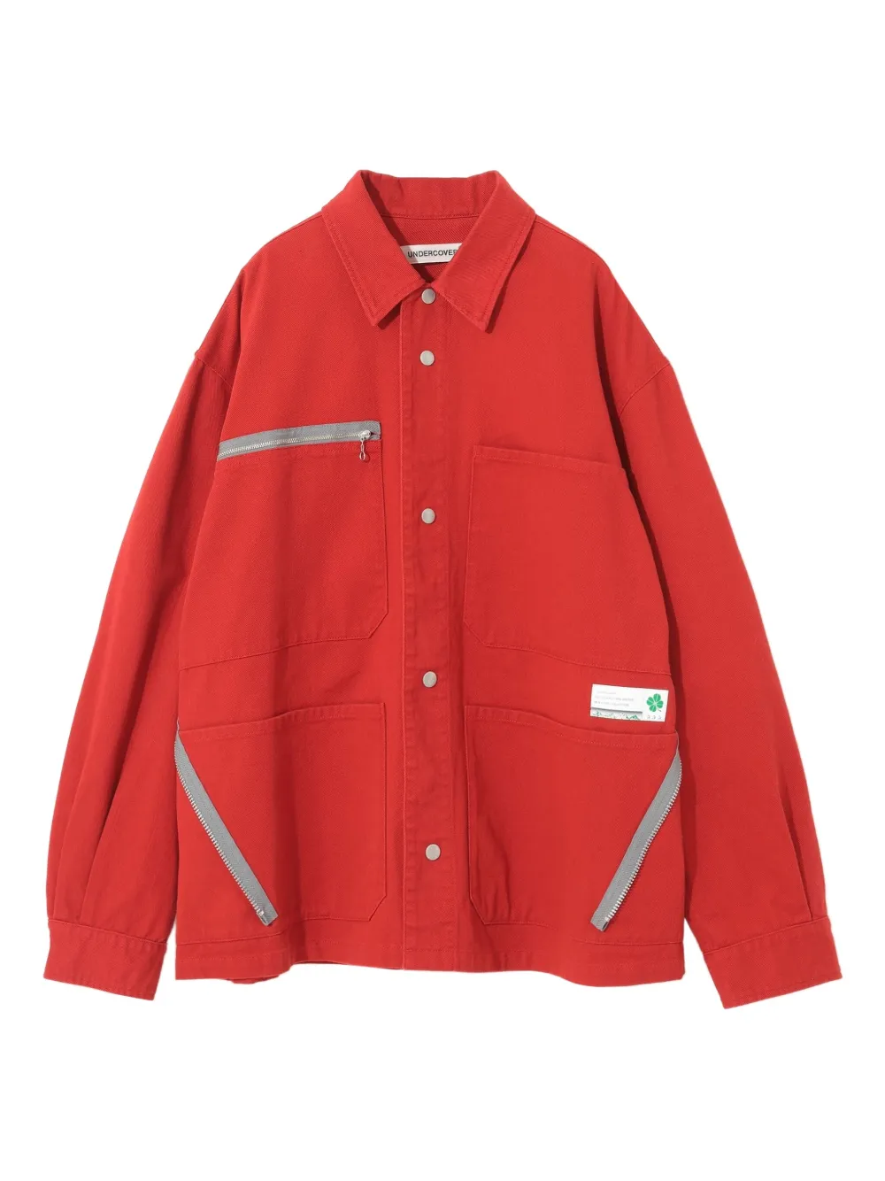 Undercover chamarra con paneles | rojo | Image 1