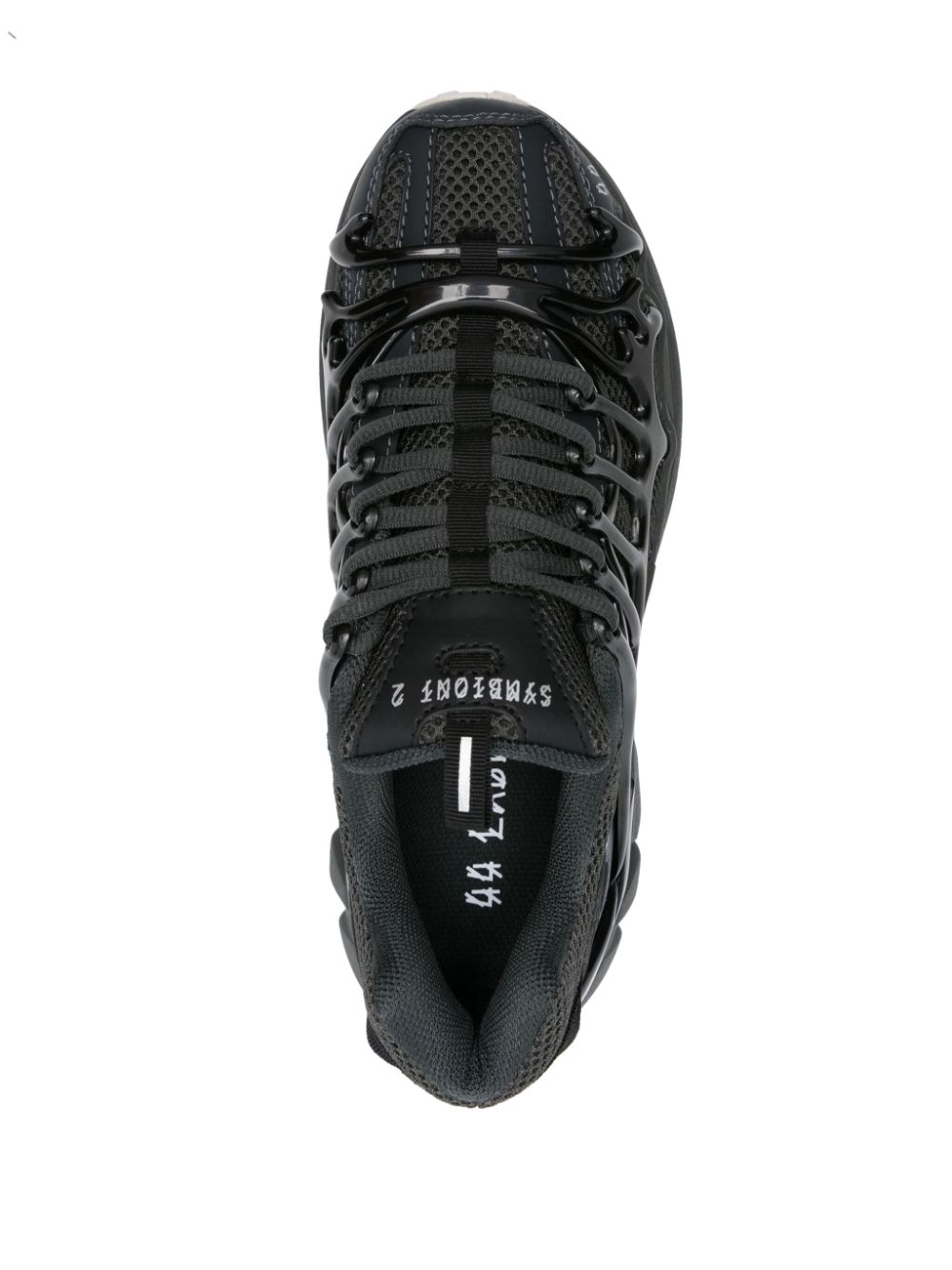 Shop 44 Label Group Symbiont 2 Caged Chunky Sneakers In Black