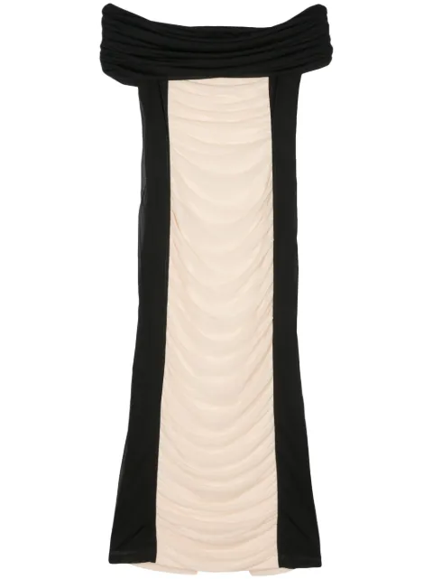 ROTATE BIRGER CHRISTENSEN ruched maxi dress