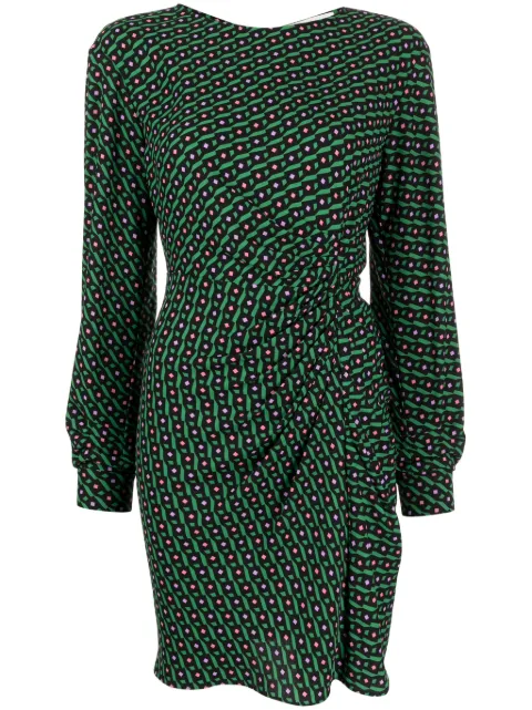 DVF Diane von Furstenberg Coraline geometric-print minidress
