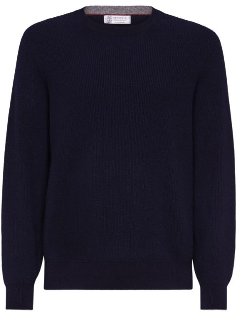 Brunello Cucinelli crew-neck cashmere jumper Men