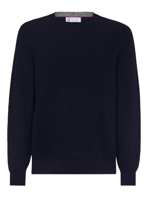 Brunello Cucinelli crew-neck cashmere jumper