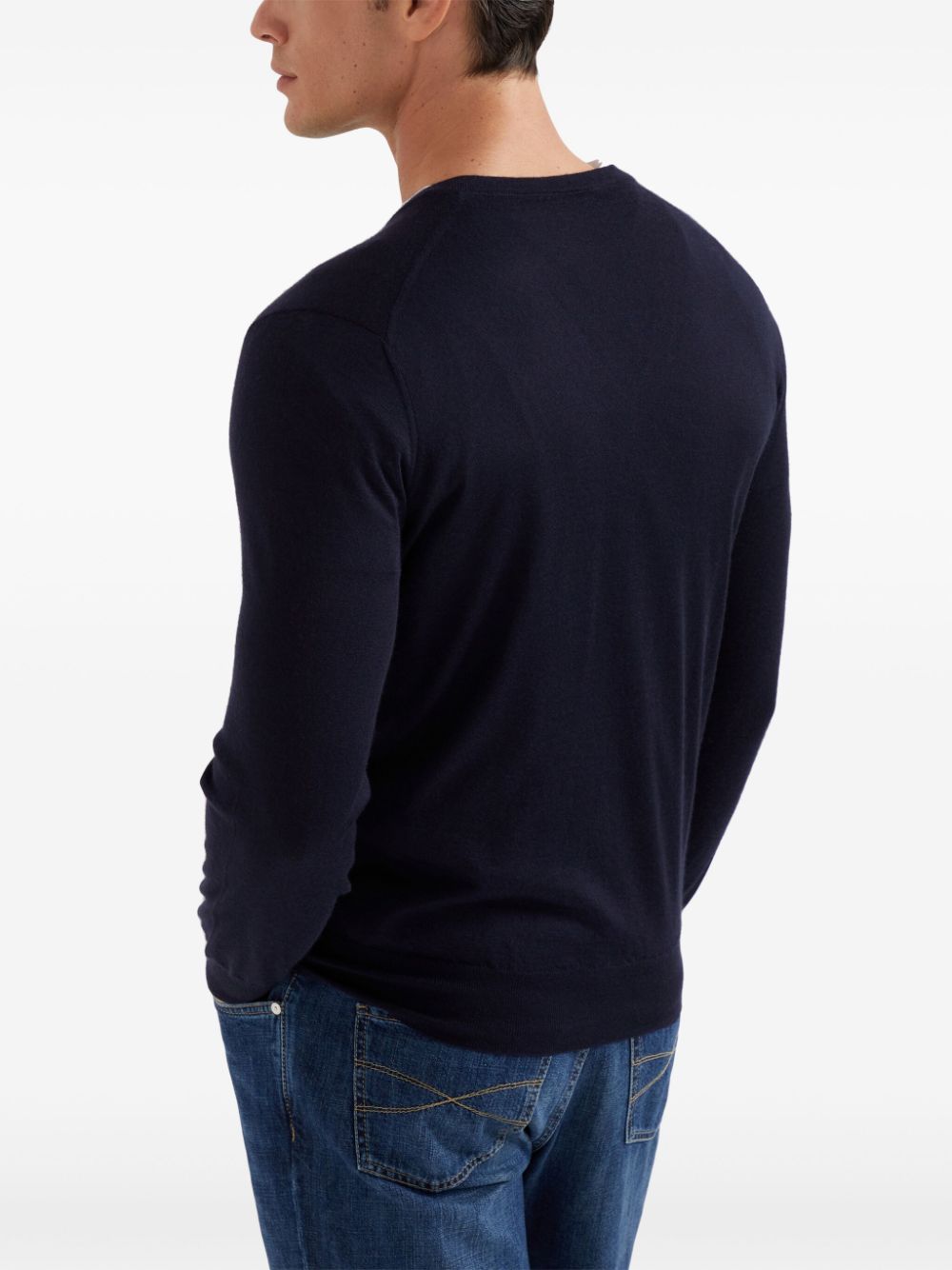 Brunello Cucinelli ribbed V-neck sweater Men