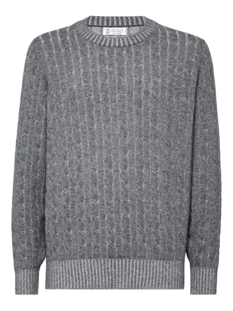 Brunello Cucinelli kabelstickad tröja