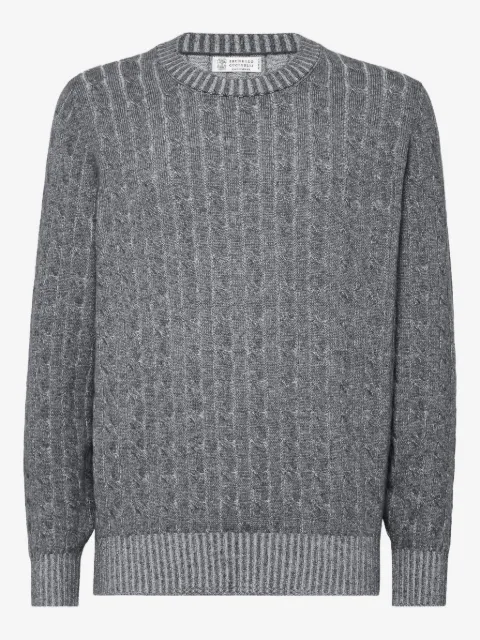 Brunello Cucinelli cable knit jumper