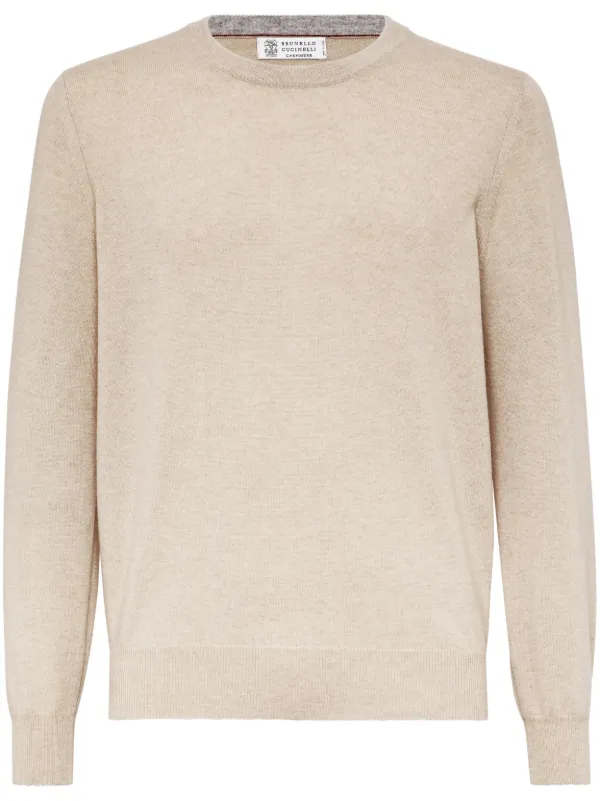 Brunello Cucinelli カシミア プルオーバー | ニュートラル | FARFETCH JP