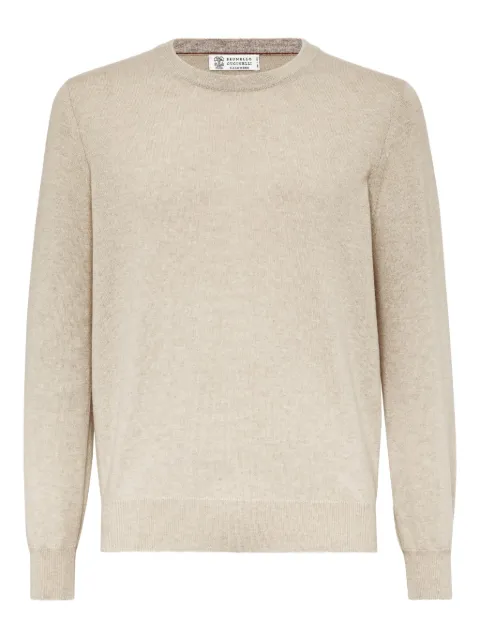 Brunello Cucinelli cashmere fitted jumper