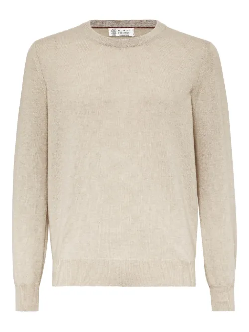 Pull ajusté en cachemire - Brunello Cucinelli - Modalova
