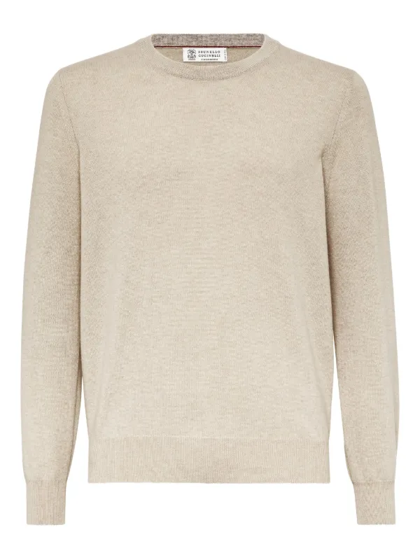 BRUNELLO CUCINELLI カシミヤ セーター Brunello Cucinelli カシミア セーター | ニュートラル | FARFETCH JP