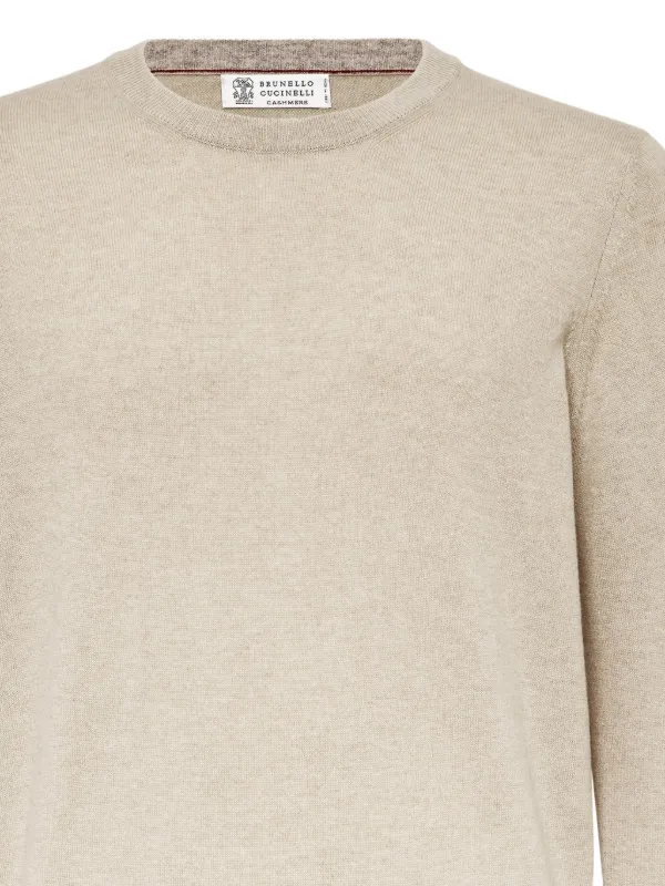 Brunello Cucinelli カシミア セーター | ニュートラル | FARFETCH JP