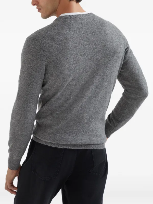 Brunello Cucinelli Vネック セーター | グレー | FARFETCH JP