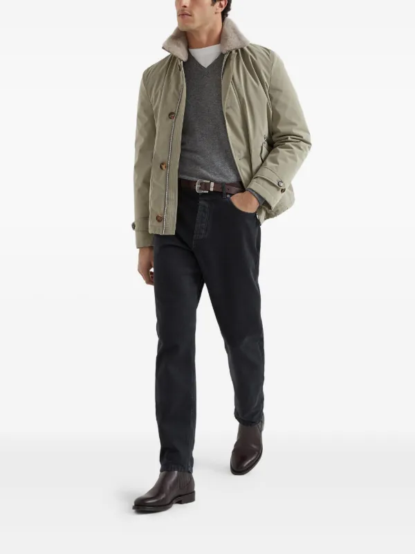 Brunello Cucinelli Vネック セーター | グレー | FARFETCH JP
