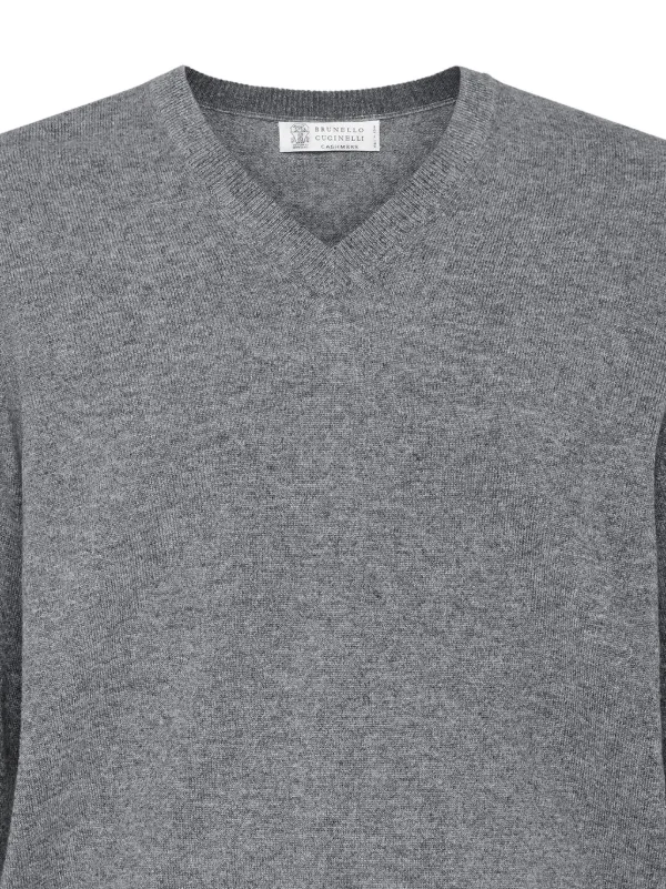 Brunello Cucinelli Vネック セーター | グレー | FARFETCH JP