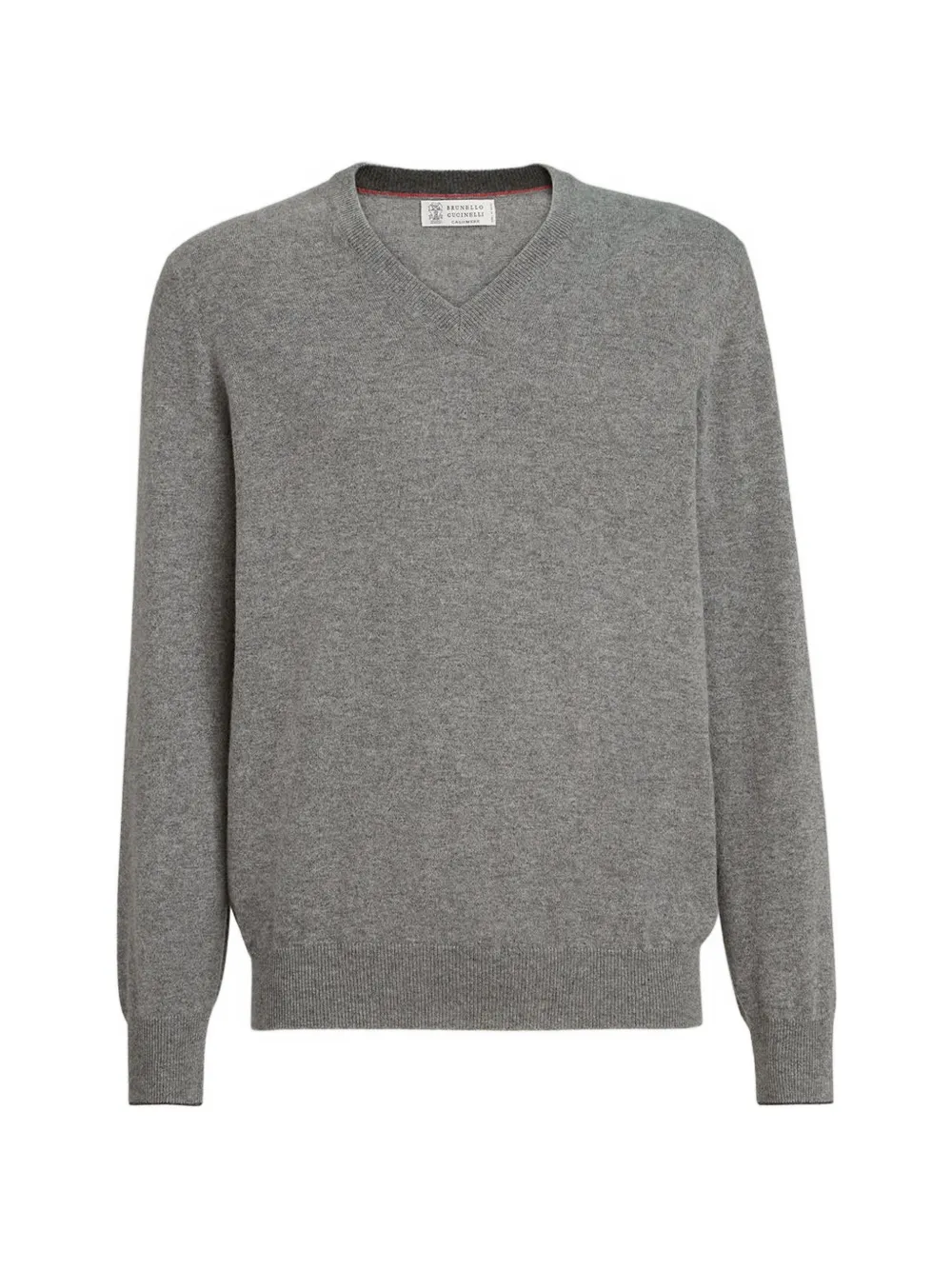 Brunello Cucinelli Trui met V-hals Grijs