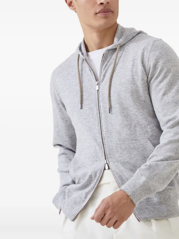BRUNELLO CUCINELLI カシミヤパーカー Brunello Cucinelli ネイビーカシミアパーカー | Sendegaro KR