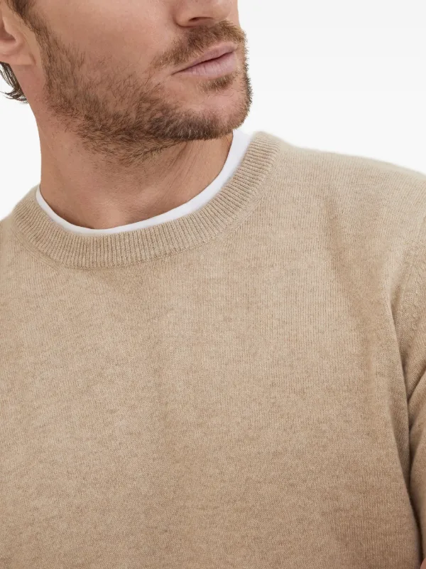 Brunello Cucinelli クルーネック セーター | ニュートラル | FARFETCH JP