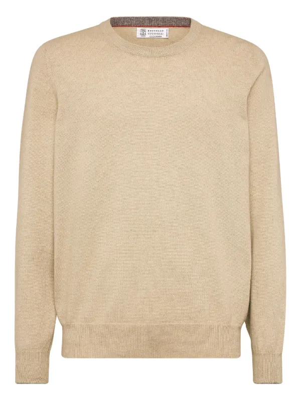 Brunello Cucinelli クルーネック セーター | ニュートラル | FARFETCH JP