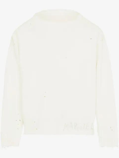 Maison Margiela Handwritten cotton sweatshirt