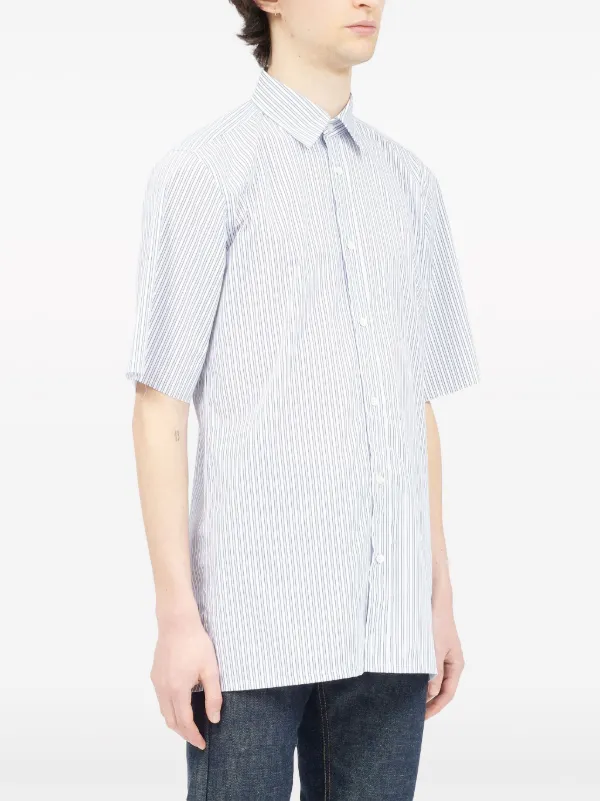 Maison Margiela C Striped Shirt | White | FARFETCH