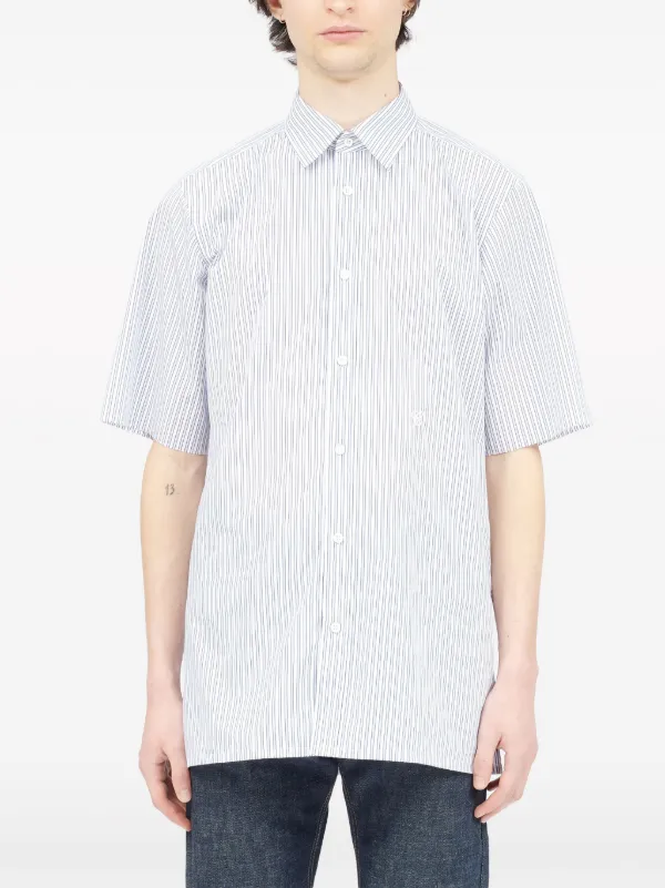 Maison Margiela C Striped Shirt | White | FARFETCH CA