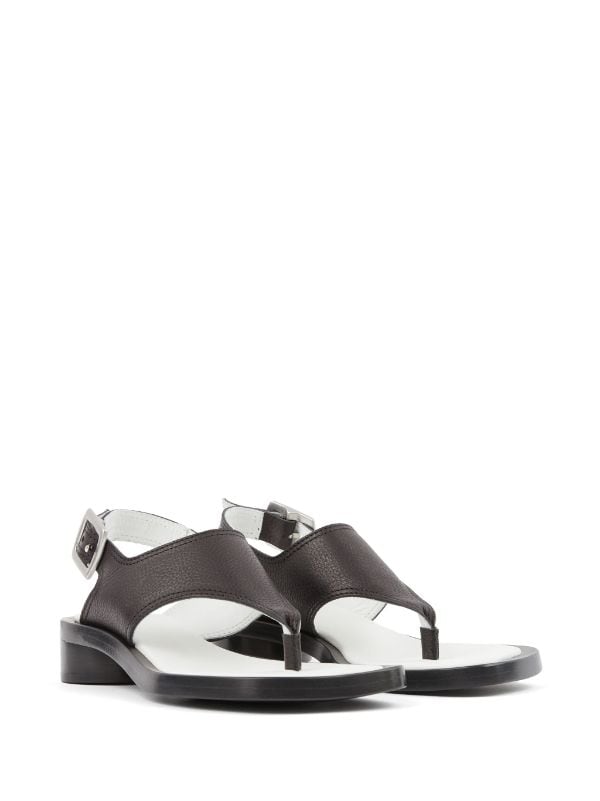 MM6 Maison Margiela Anatomic 30mm Leather Sandals - Farfetch