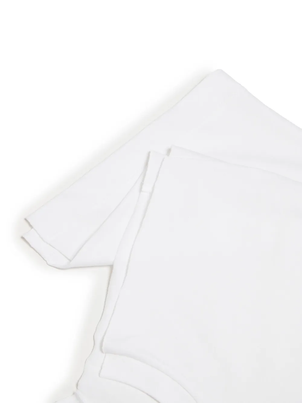 Shop Mm6 Maison Margiela Upside-down Cotton Dress In White