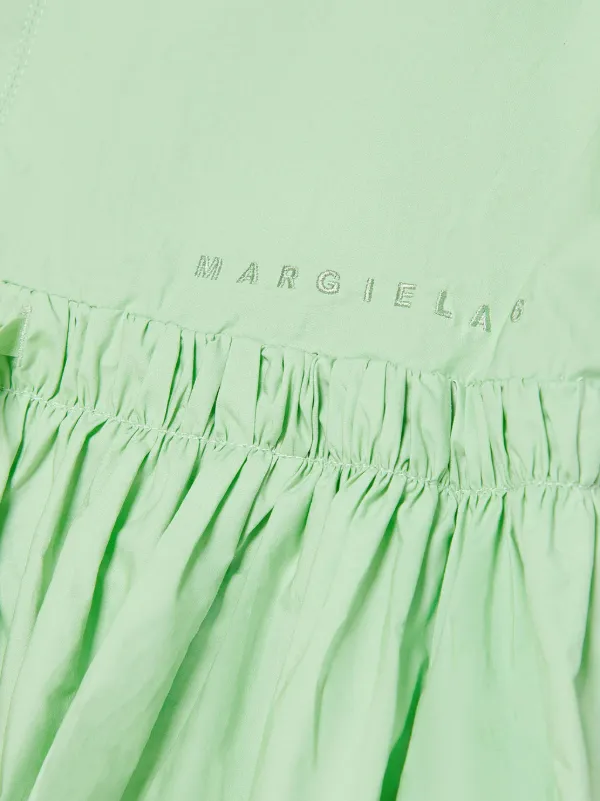 MM6 Maison Margiela Kids ノースリーブ ワンピース | グリーン